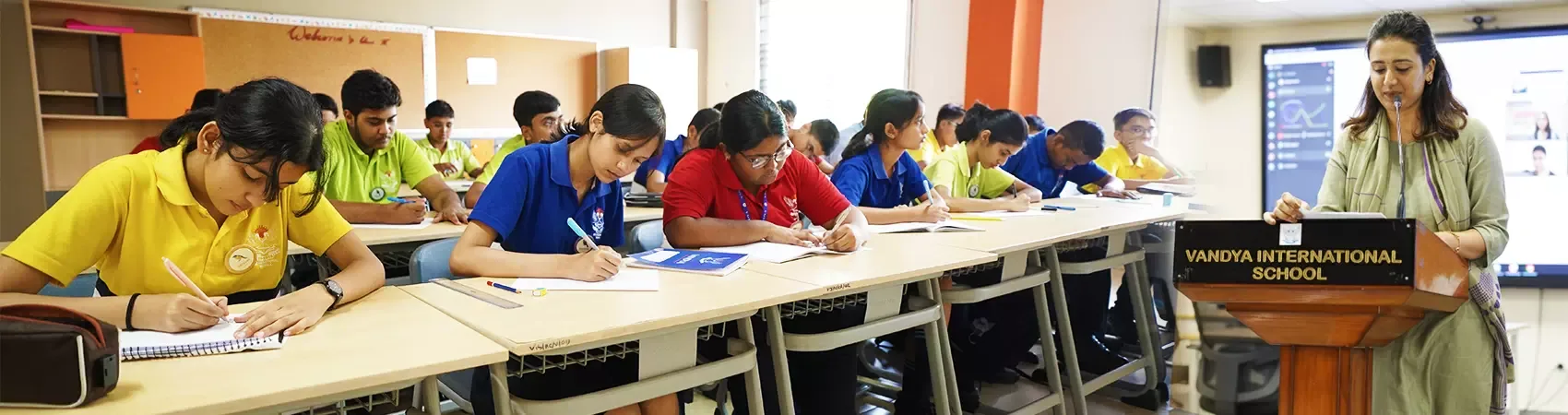 Editions of Vandya Insights, the school magazine