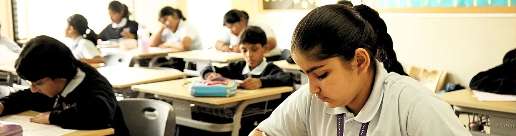 Bodh middle primary students at Vandya International School