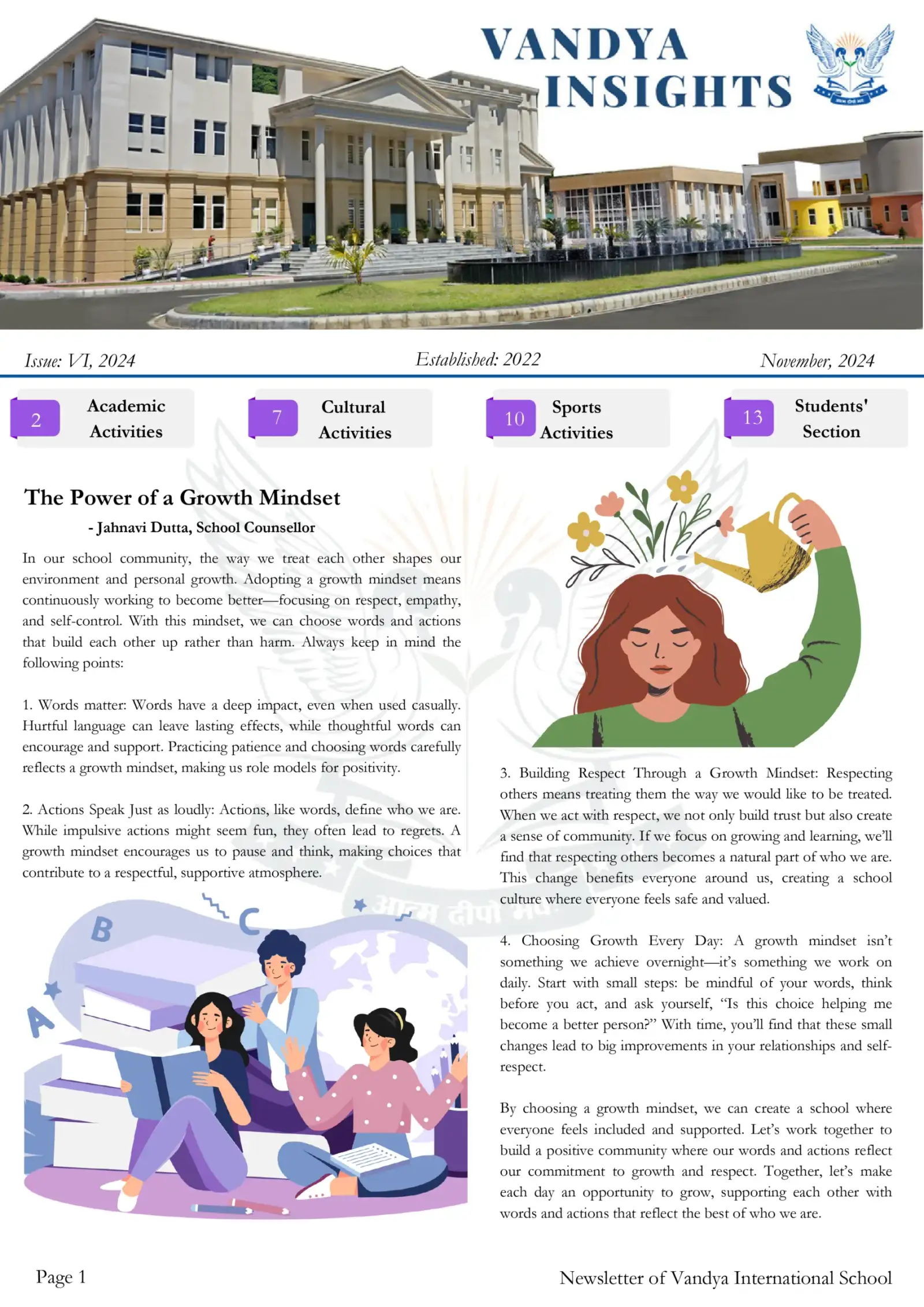 Vandya Insights, 9 November 2024